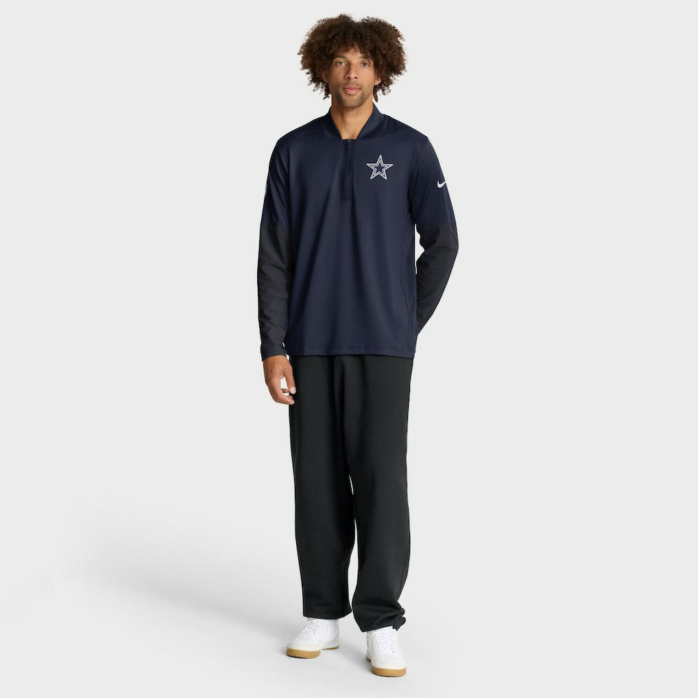 NFL Dallas Cowboys Sideline Dri-FIT Half-Zip Pullover