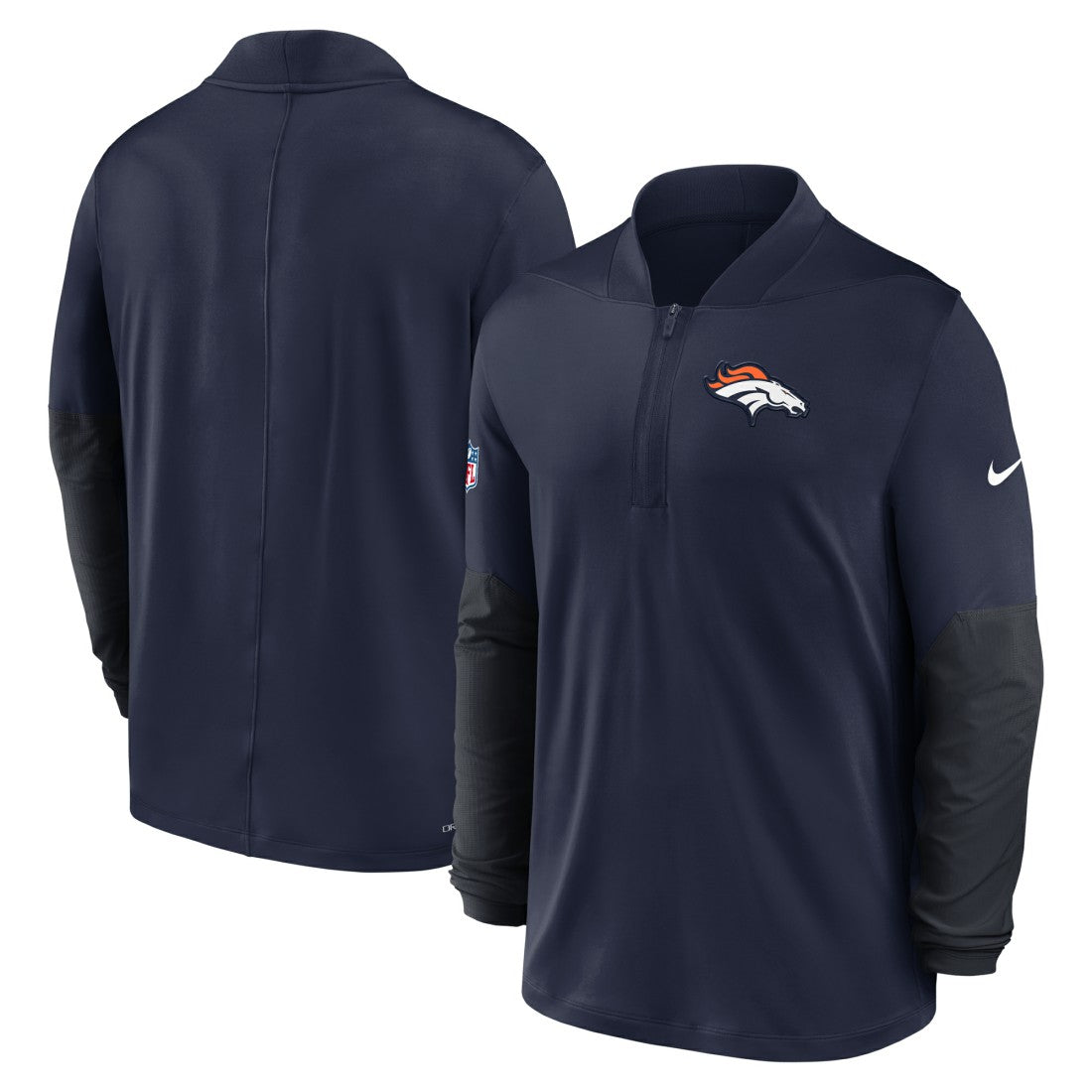 NFL Denver Broncos Sideline Dri-FIT Half-Zip Pullover