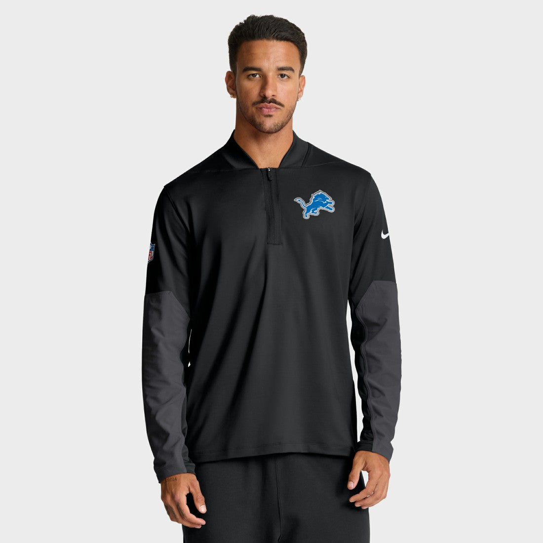 NFL Detroit Lions Sideline Dri-FIT Half-Zip Pullover