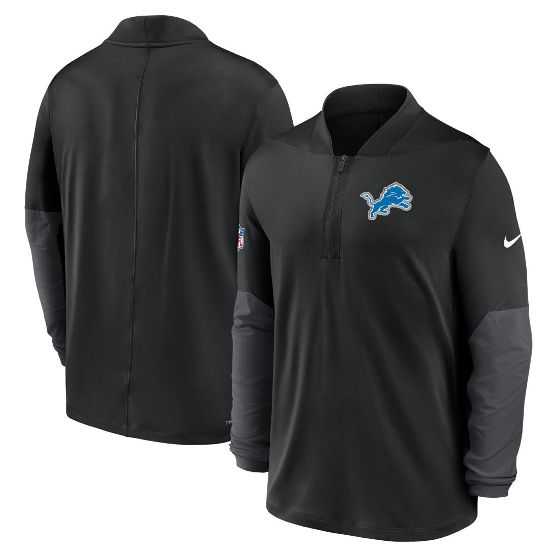 NFL Detroit Lions Sideline Dri-FIT Half-Zip Pullover