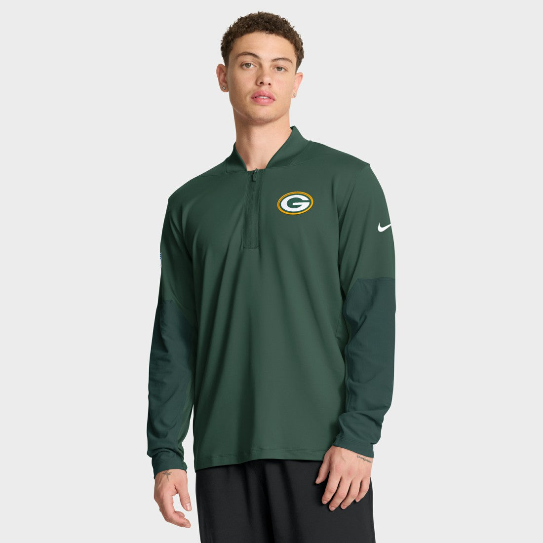 NFL Green Bay Packers Sideline Dri-FIT Half-Zip Pullover