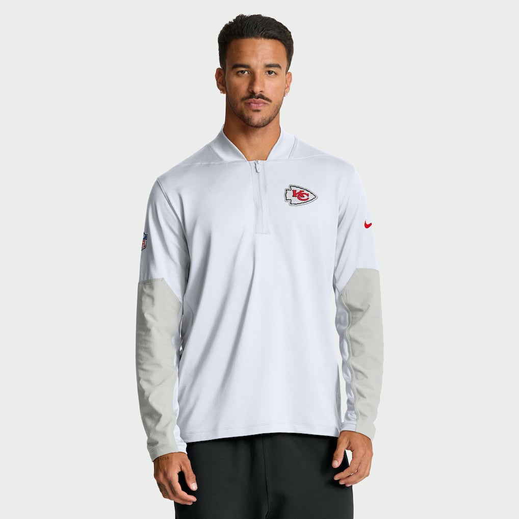 NFL Kansas City Chiefs Sideline Dri-FIT Half-Zip Pullover