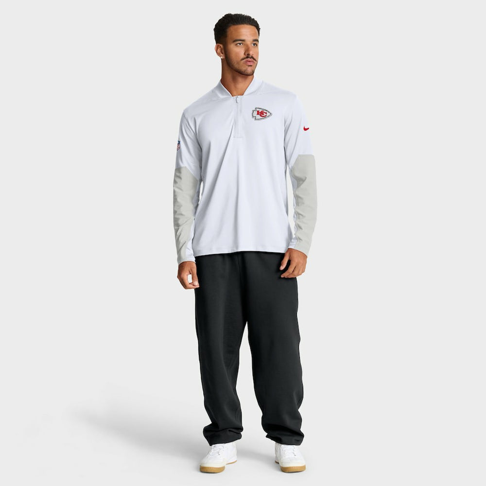 NFL Kansas City Chiefs Sideline Dri-FIT Half-Zip Pullover