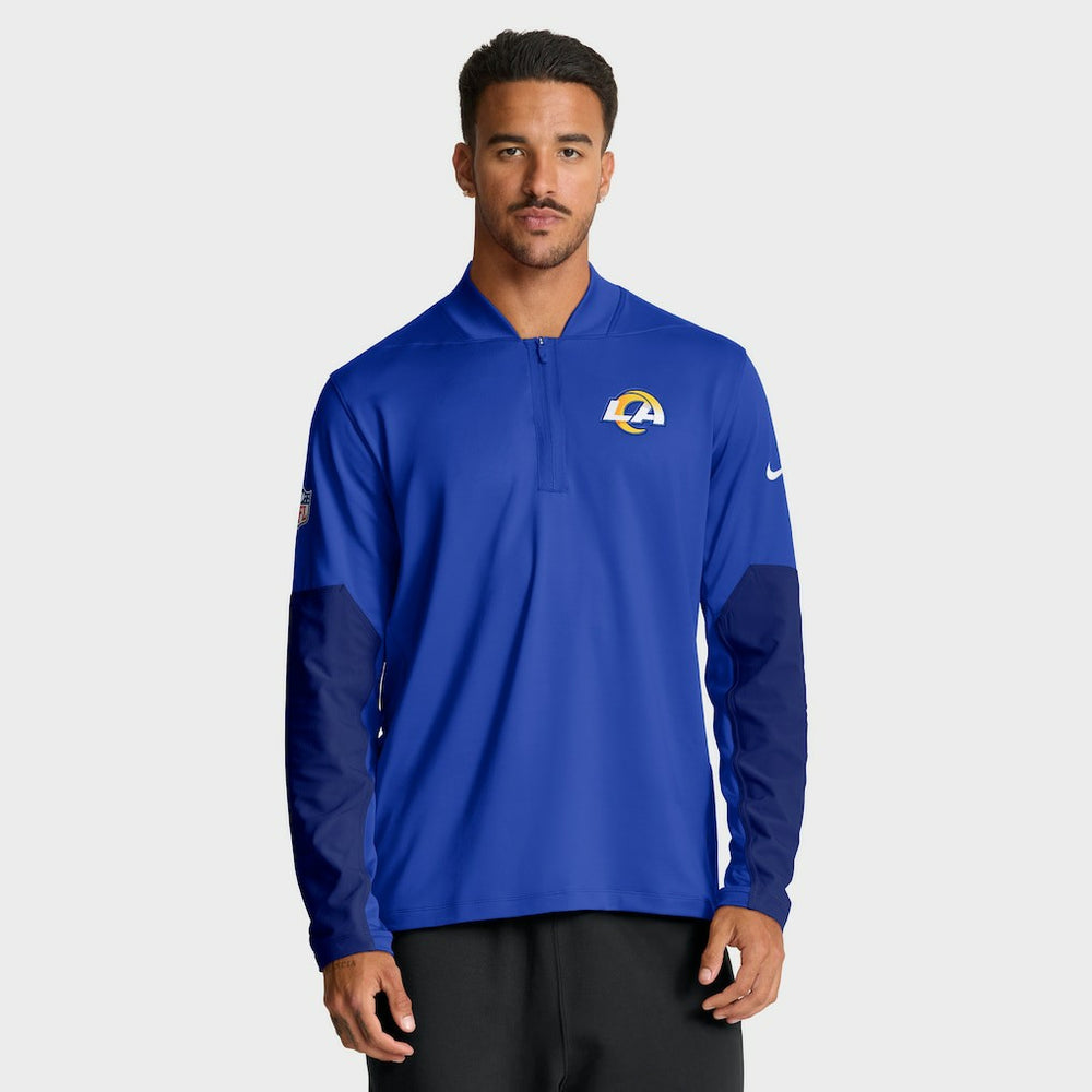 NFL Los Angeles Rams Sideline Dri-FIT Half-Zip Pullover