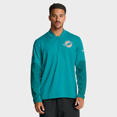 NFL Miami Dolphins Sideline Dri-FIT Half-Zip Pullover