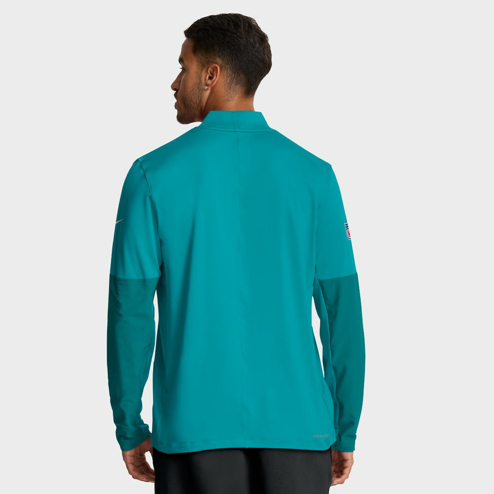 NFL Miami Dolphins Sideline Dri-FIT Half-Zip Pullover