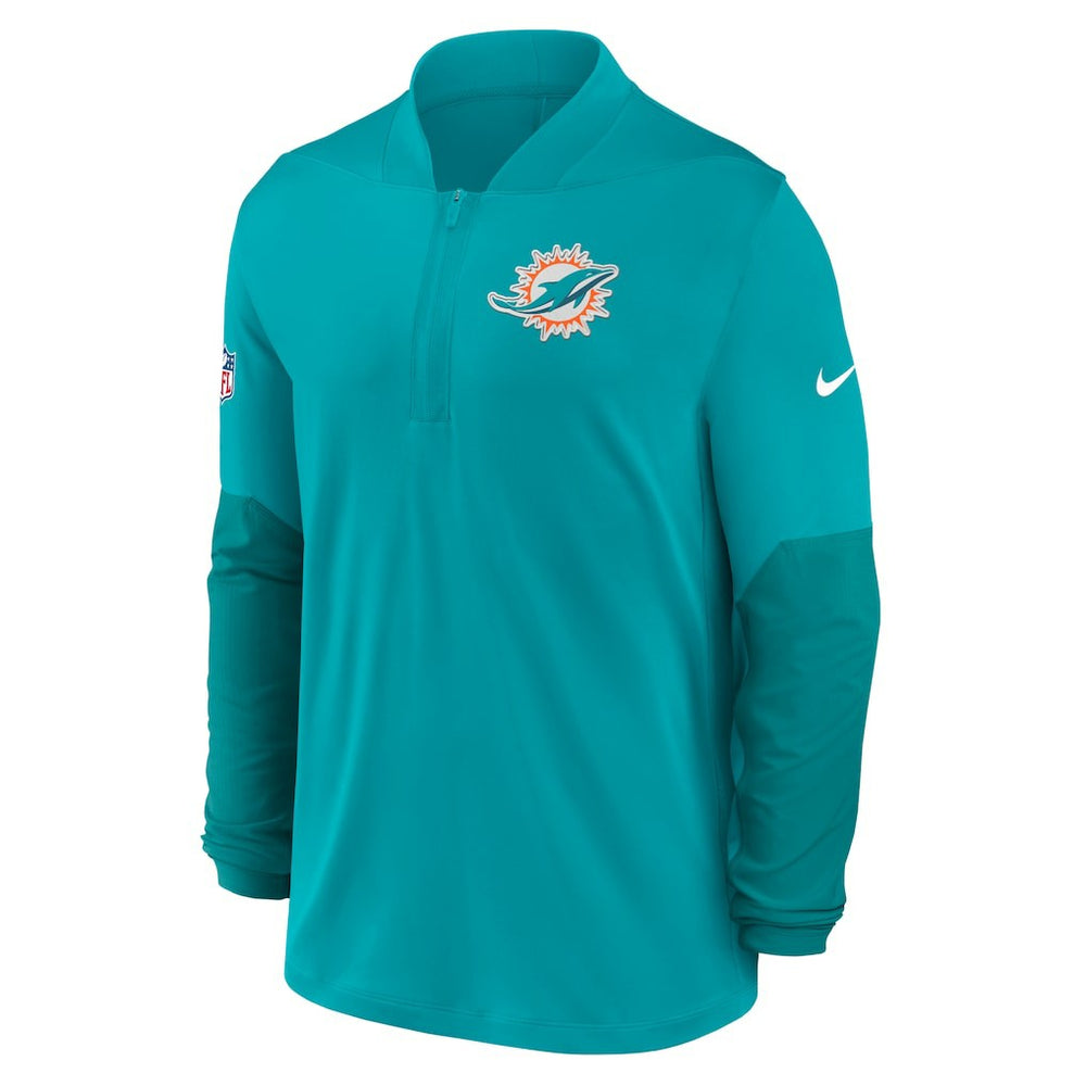 NFL Miami Dolphins Sideline Dri-FIT Half-Zip Pullover