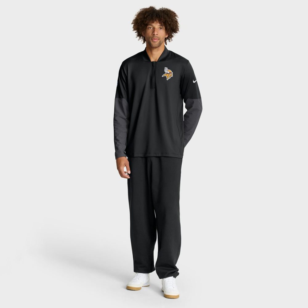 NFL Minnesota Vikings Sideline Dri-FIT Half-Zip Pullover