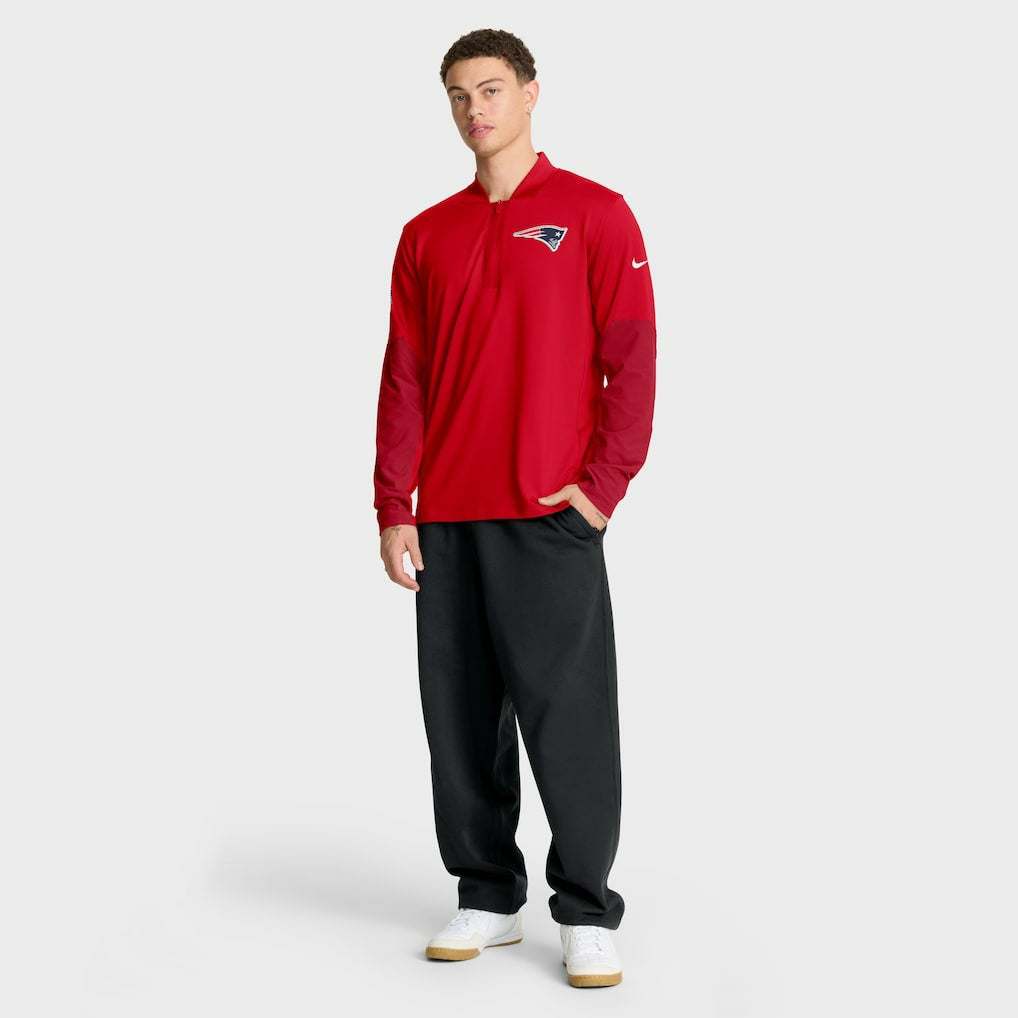 NFL New England Patriots Sideline Dri-FIT Half-Zip Pullover