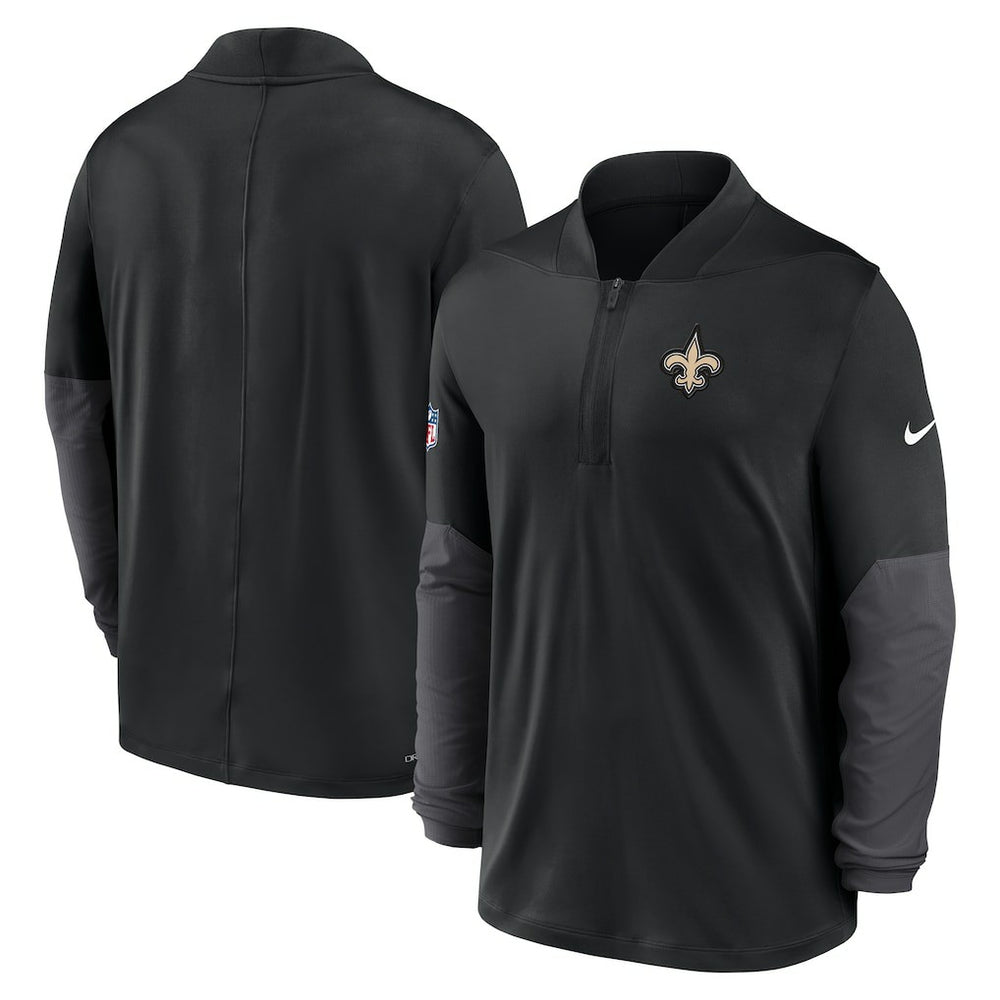 NFL New Orleans Saints Sideline Dri-FIT Half-Zip Pullover