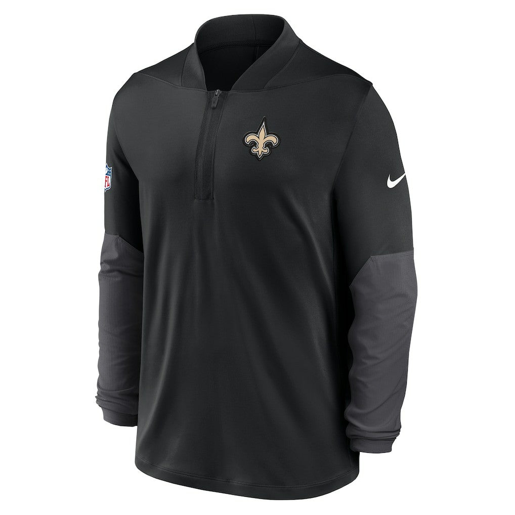 NFL New Orleans Saints Sideline Dri-FIT Half-Zip Pullover