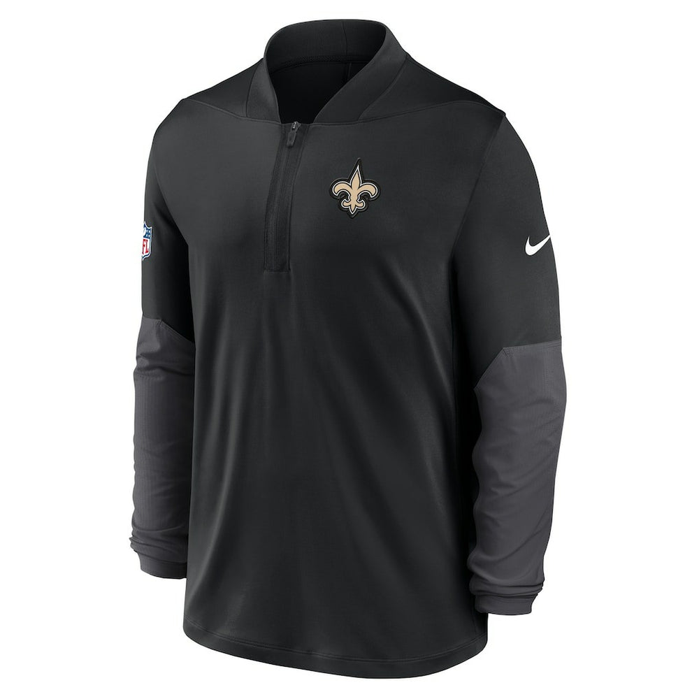 NFL New Orleans Saints Sideline Dri-FIT Half-Zip Pullover