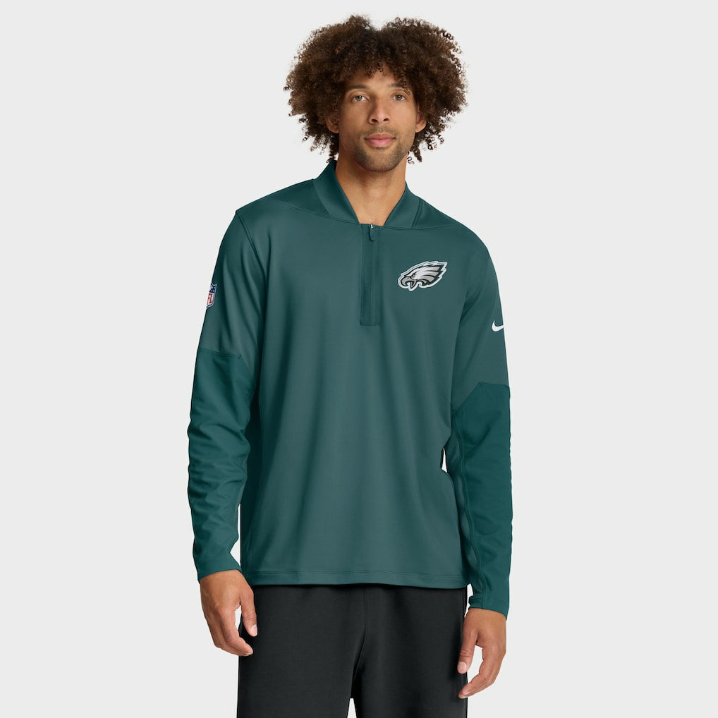 NFL Philadelphia Eagles Sideline Dri-FIT Half-Zip Pullover