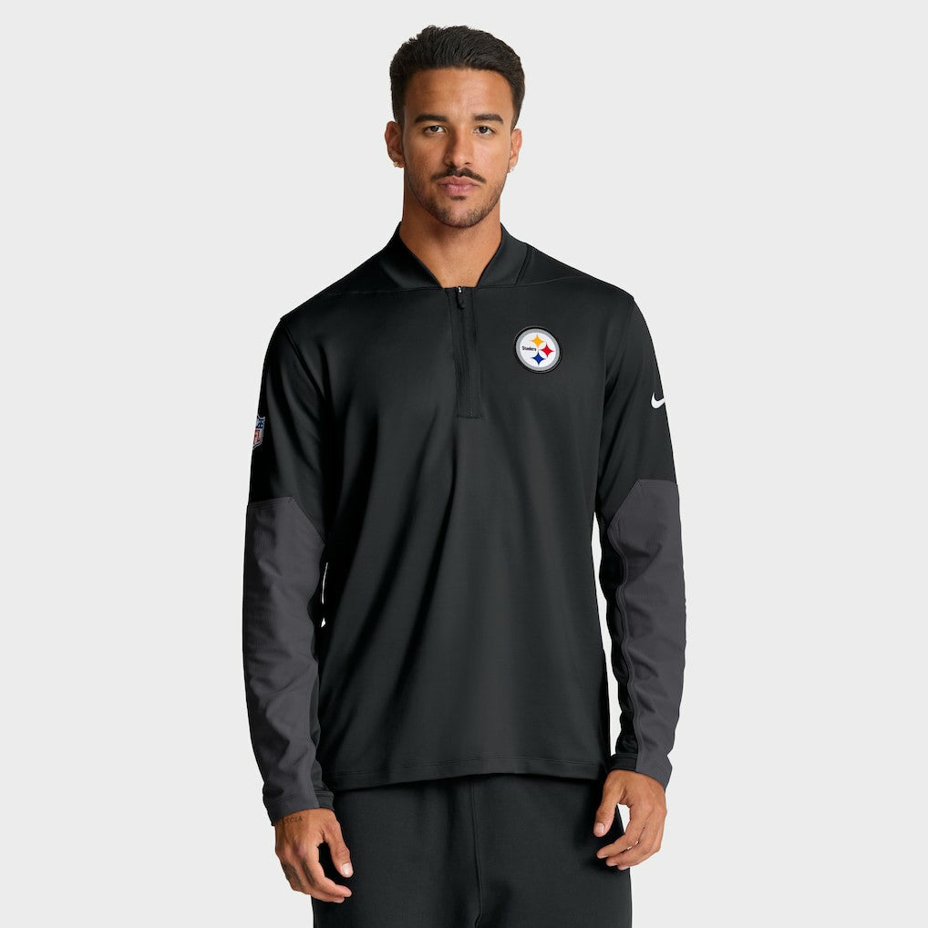 NFL Pittsburgh Steelers Sideline Dri-FIT Half-Zip Pullover