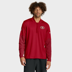 NFL San Francisco 49ers Sideline Dri-FIT Half-Zip Pullover