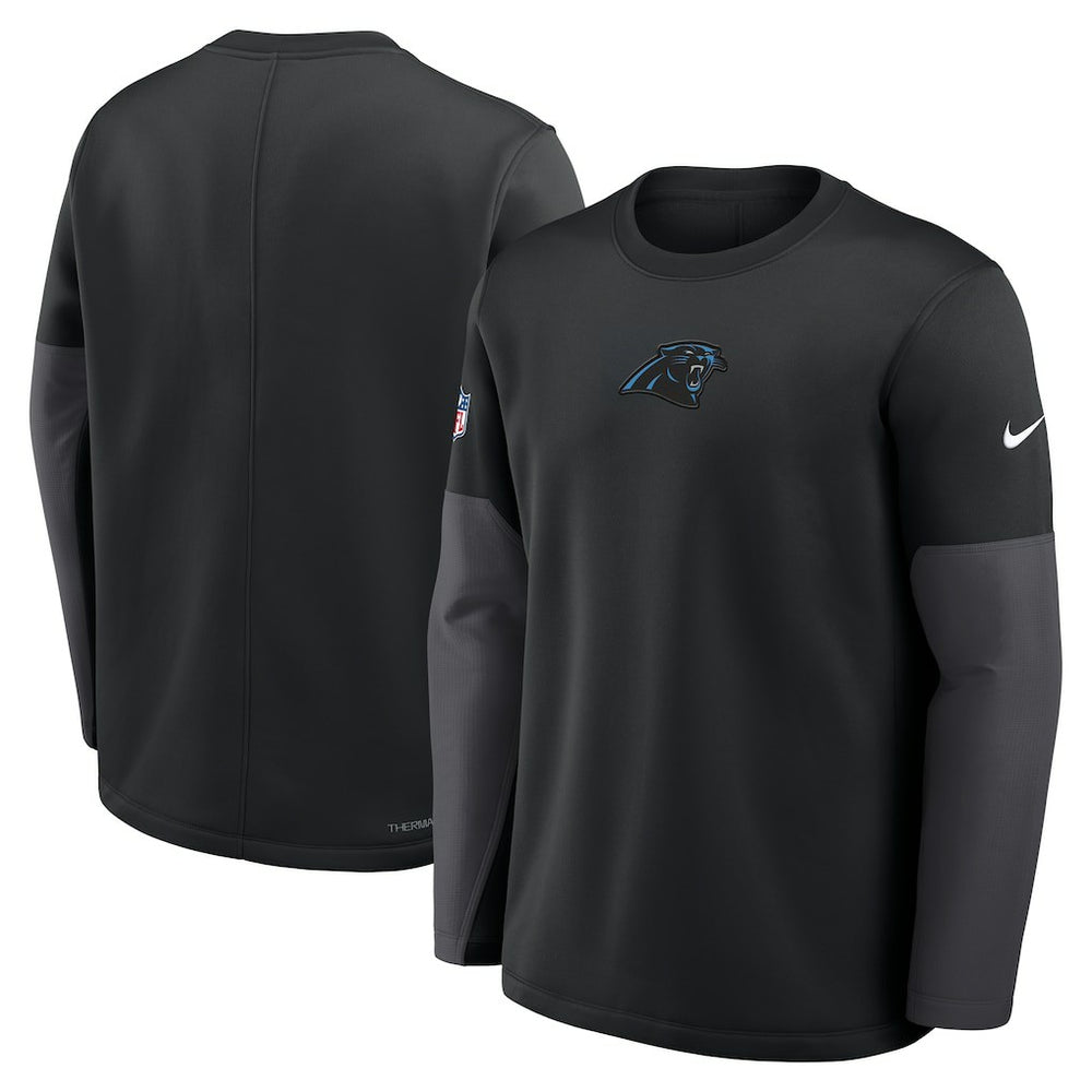 NFL Carolina Panthers Sideline Coach Therma-FIT Long Sleeve T-Shirt