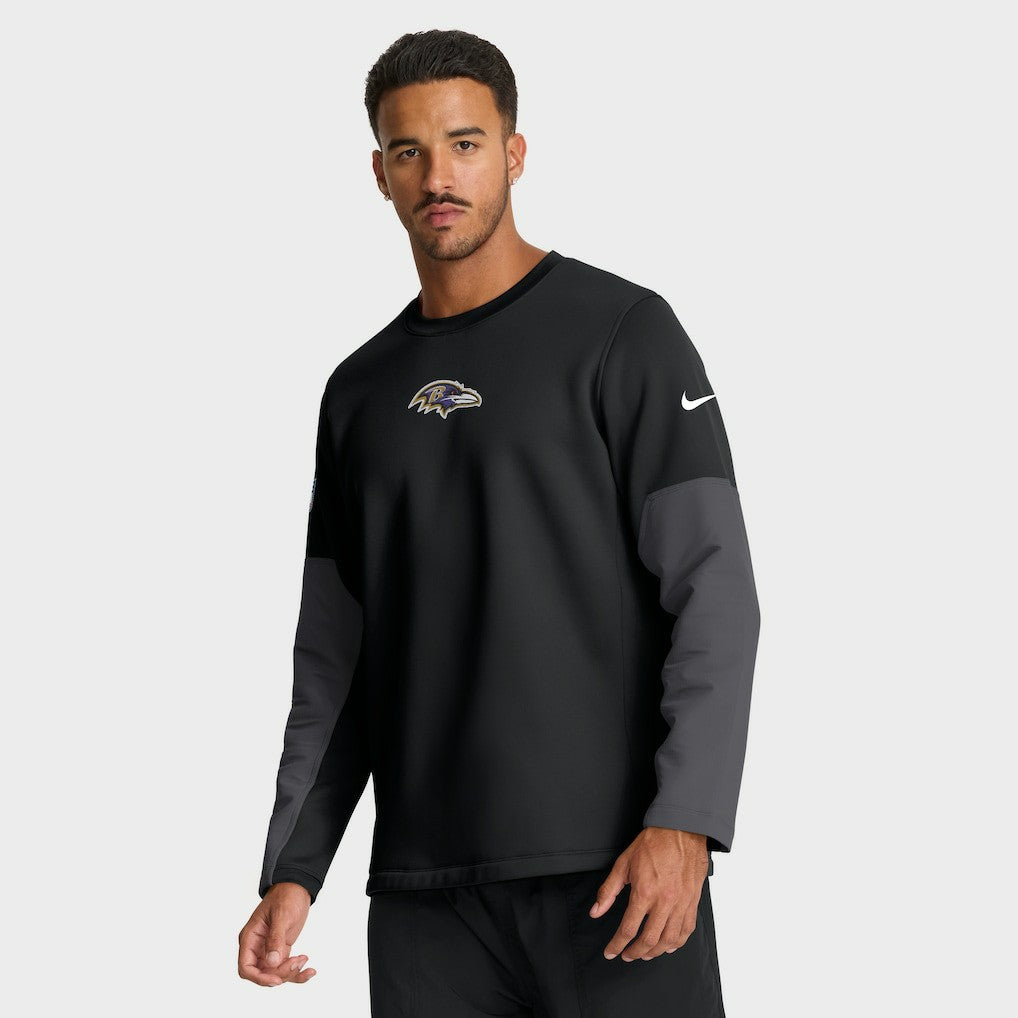 NFL Baltimore Ravens Sideline Coach Therma-FIT Long Sleeve T-Shirt