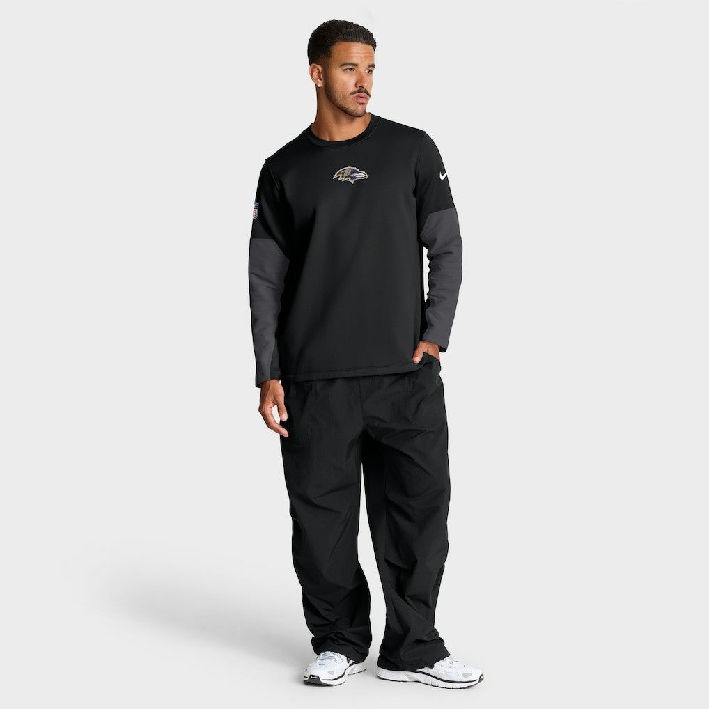 NFL Baltimore Ravens Sideline Coach Therma-FIT Long Sleeve T-Shirt