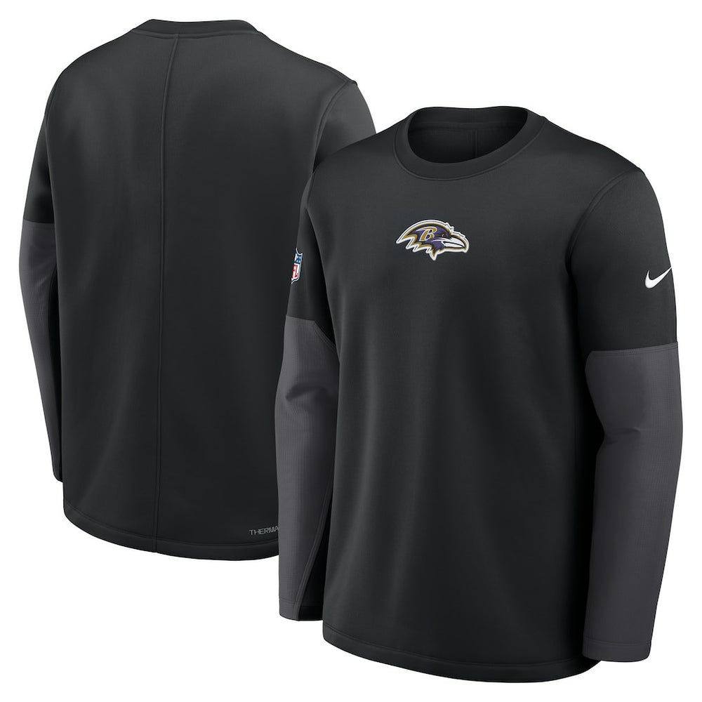 NFL Baltimore Ravens Sideline Coach Therma-FIT Long Sleeve T-Shirt