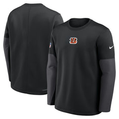 NFL Cincinnati Bengals Sideline Coach Therma-FIT Long Sleeve T-Shirt