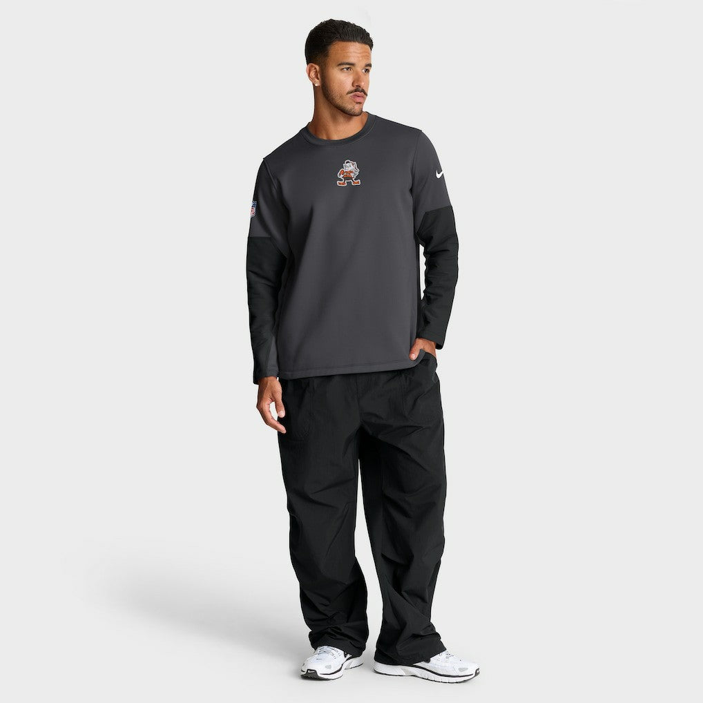 NFL Cleveland Browns Sideline Coach Therma-FIT Long Sleeve T-Shirt