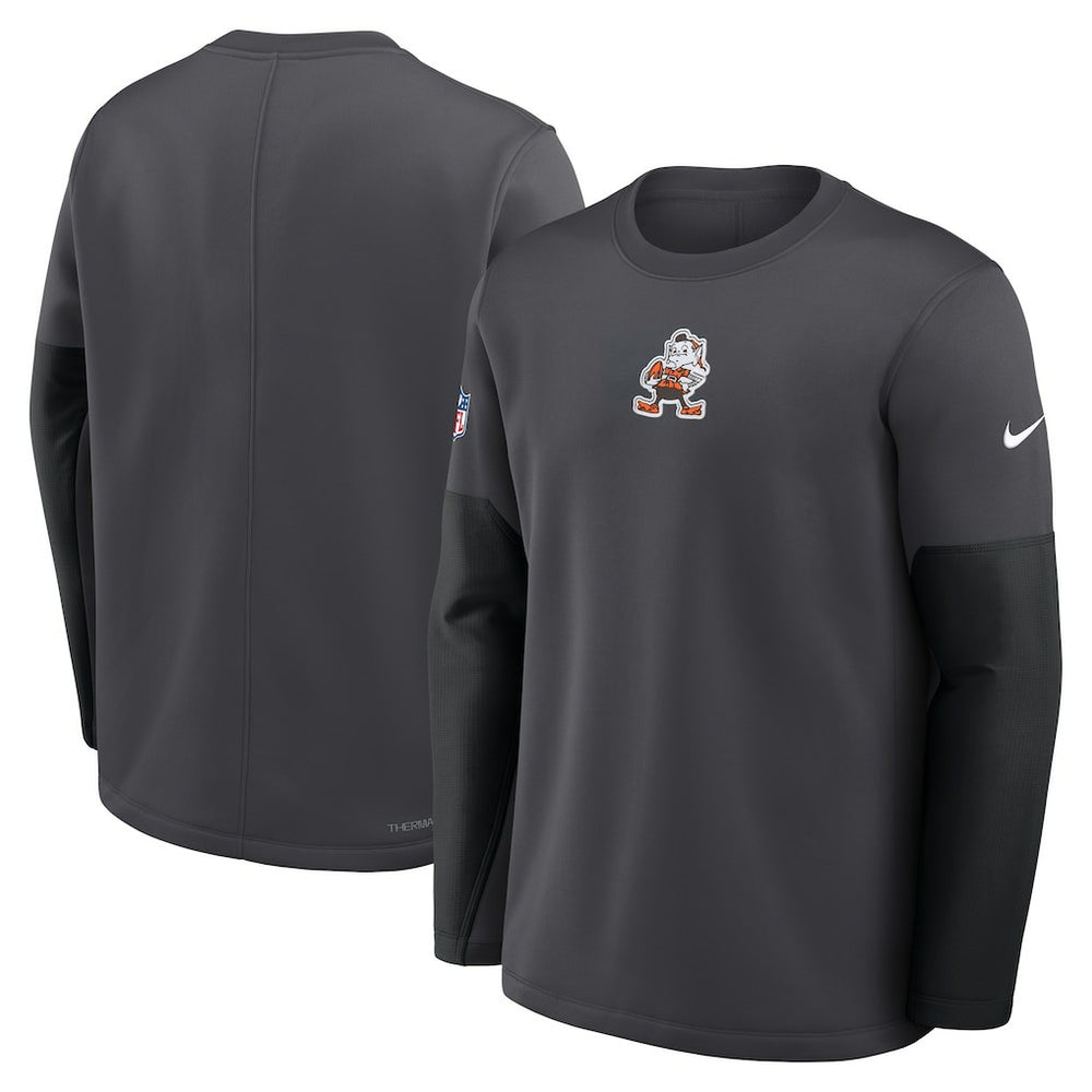 NFL Cleveland Browns Sideline Coach Therma-FIT Long Sleeve T-Shirt