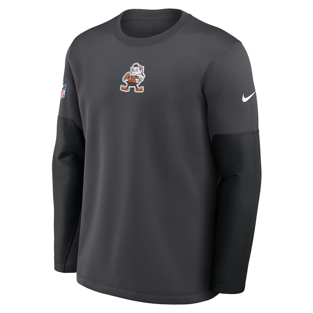 NFL Cleveland Browns Sideline Coach Therma-FIT Long Sleeve T-Shirt