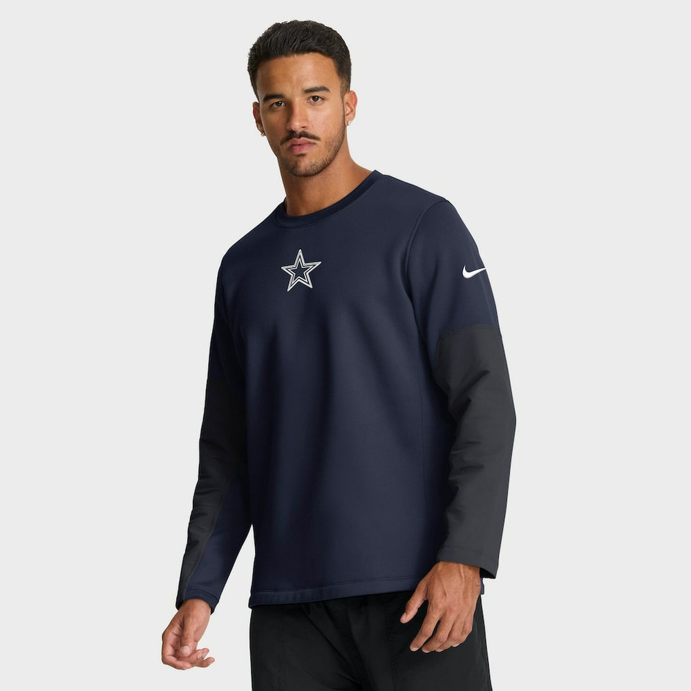 NFL Dallas Cowboys Sideline Coach Therma-FIT Long Sleeve T-Shirt