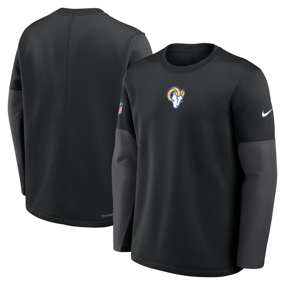NFL Los Angeles Rams Sideline Coach Therma-FIT Long Sleeve T-Shirt