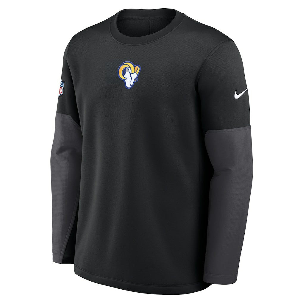 NFL Los Angeles Rams Sideline Coach Therma-FIT Long Sleeve T-Shirt