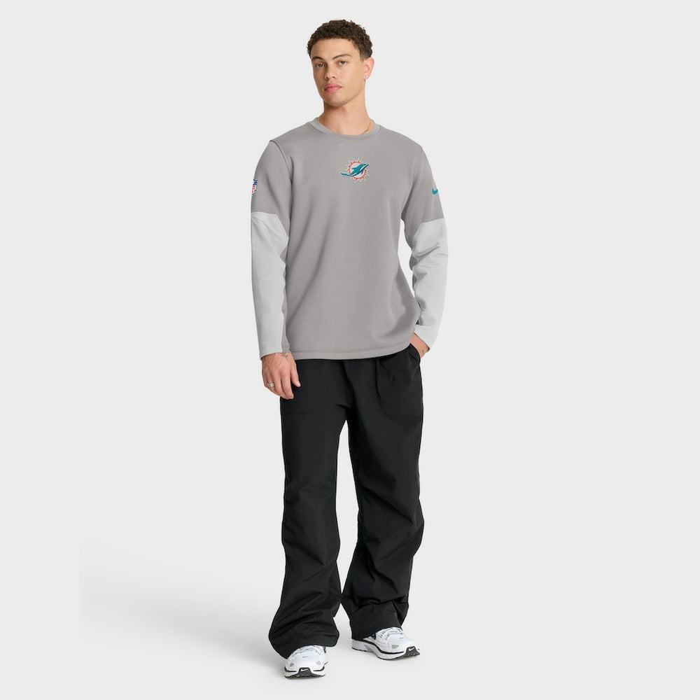 NFL Miami Dolphins Sideline Coach Therma-FIT Long Sleeve T-Shirt