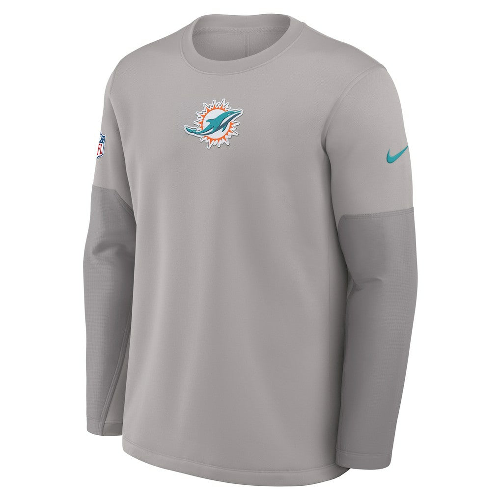 NFL Miami Dolphins Sideline Coach Therma-FIT Long Sleeve T-Shirt