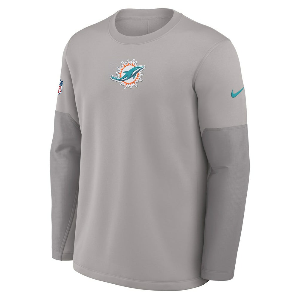 NFL Miami Dolphins Sideline Coach Therma-FIT Long Sleeve T-Shirt