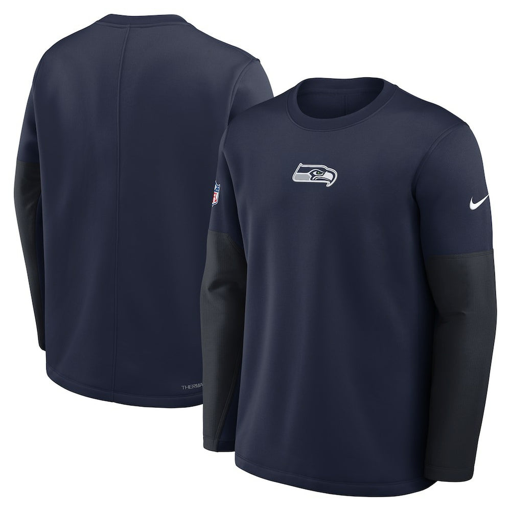 NFL Seattle Seahawks Sideline Coach Therma-FIT Long Sleeve T-Shirt