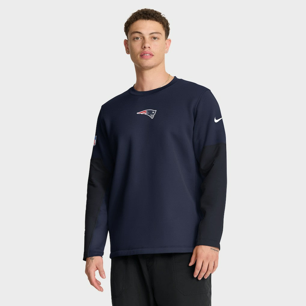 NFL New England Patriots Sideline Coach Therma-FIT Long Sleeve T-Shirt