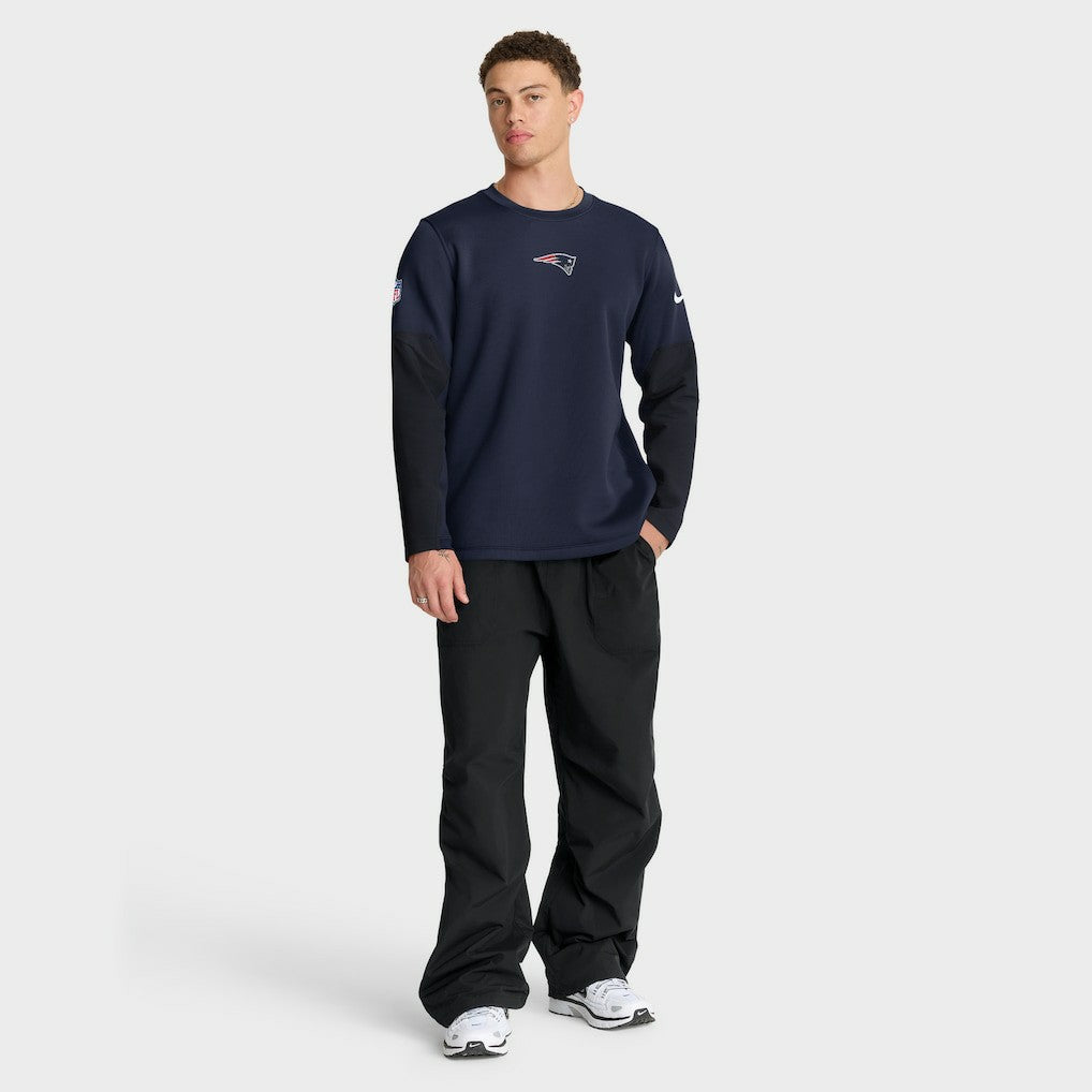 NFL New England Patriots Sideline Coach Therma-FIT Long Sleeve T-Shirt