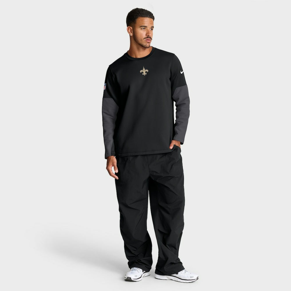 NFL New Orleans Saints Sideline Coach Therma-FIT Long Sleeve T-Shirt