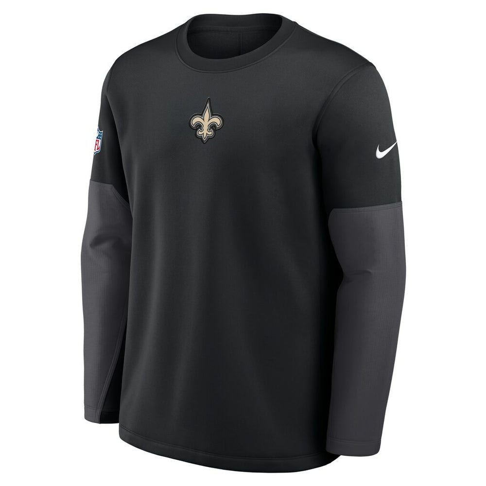 NFL New Orleans Saints Sideline Coach Therma-FIT Long Sleeve T-Shirt