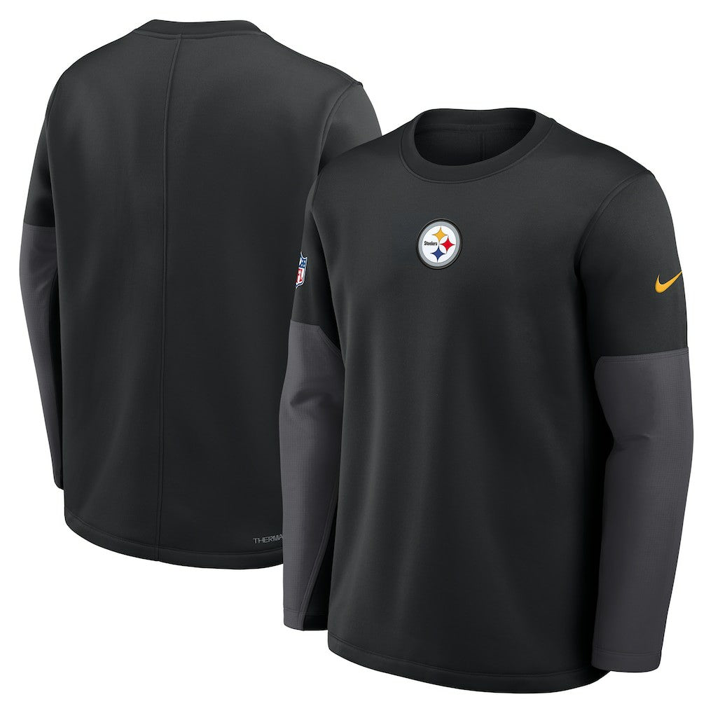 NFL Pittsburgh Steelers Sideline Coach Therma-FIT Long Sleeve T-Shirt