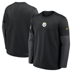 NFL Pittsburgh Steelers Sideline Coach Therma-FIT Long Sleeve T-Shirt