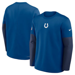 NFL Indianapolis Colts Sideline Coach Therma-FIT Long Sleeve T-Shirt