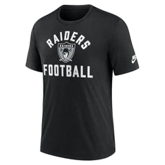 NFL Las Vegas Raiders Favorable Timeline Tri-Blend T-Shirt