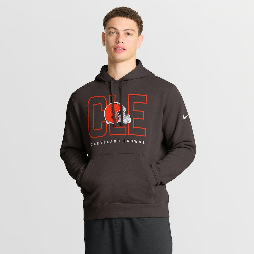 NFL Cleveland Browns Busted Play Club Fleece Pullover Hoodie
