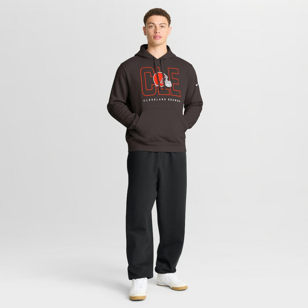 NFL Cleveland Browns Busted Play Club Fleece Pullover Hoodie