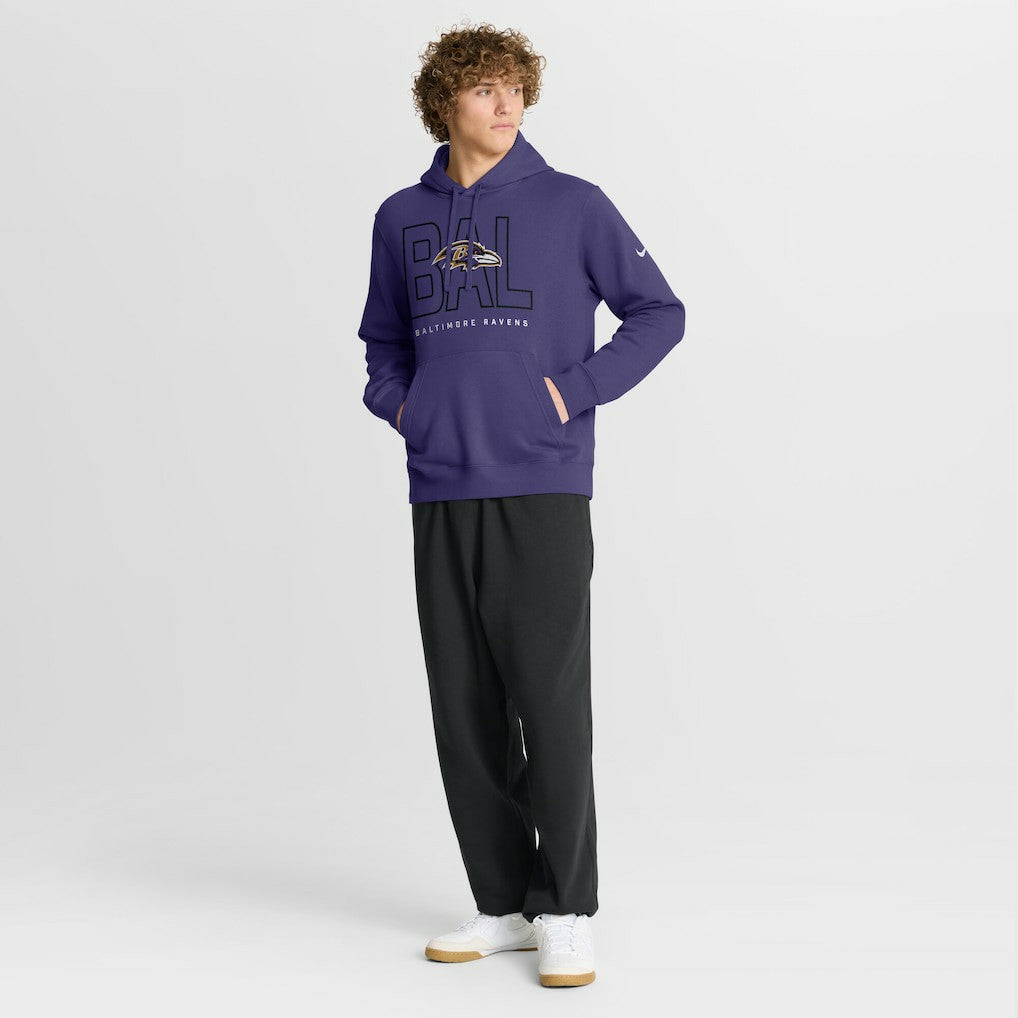 NFL Baltimore Ravens Busted Play Club Fleece Pullover Hoodie