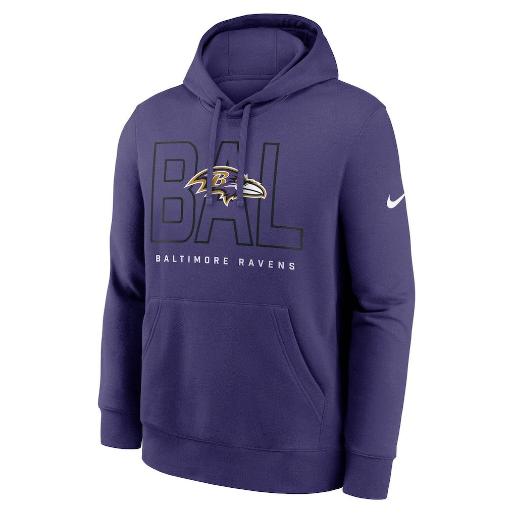 NFL Baltimore Ravens Busted Play Club Fleece Pullover Hoodie