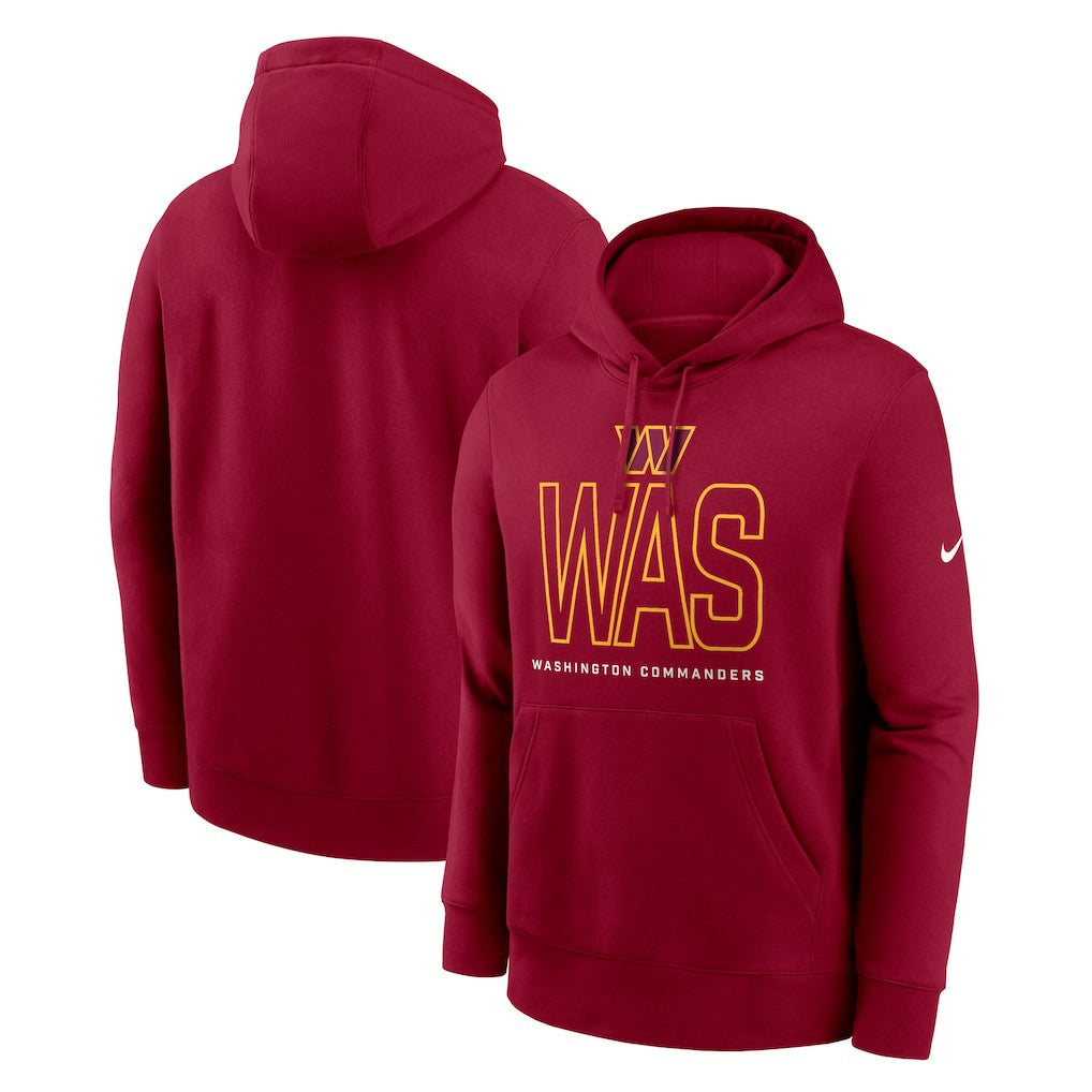 NFL Washington Commanders Busted Play Club Fleece Pullover Hoodie