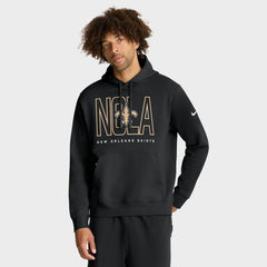 NFL New Orleans Saints Busted Play Club Fleece Pullover Hoodie