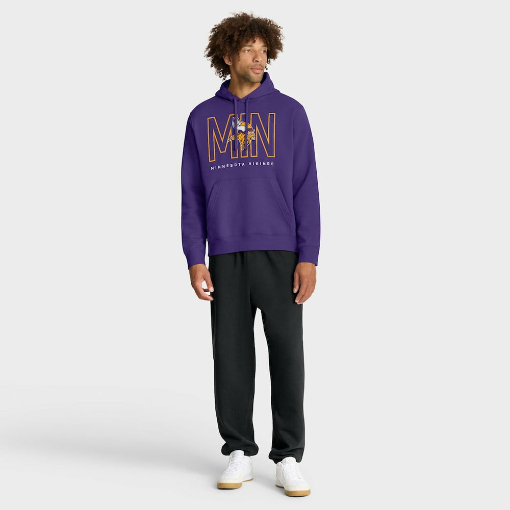 NFL Minnesota Vikings Busted Play Club Fleece Pullover Hoodie
