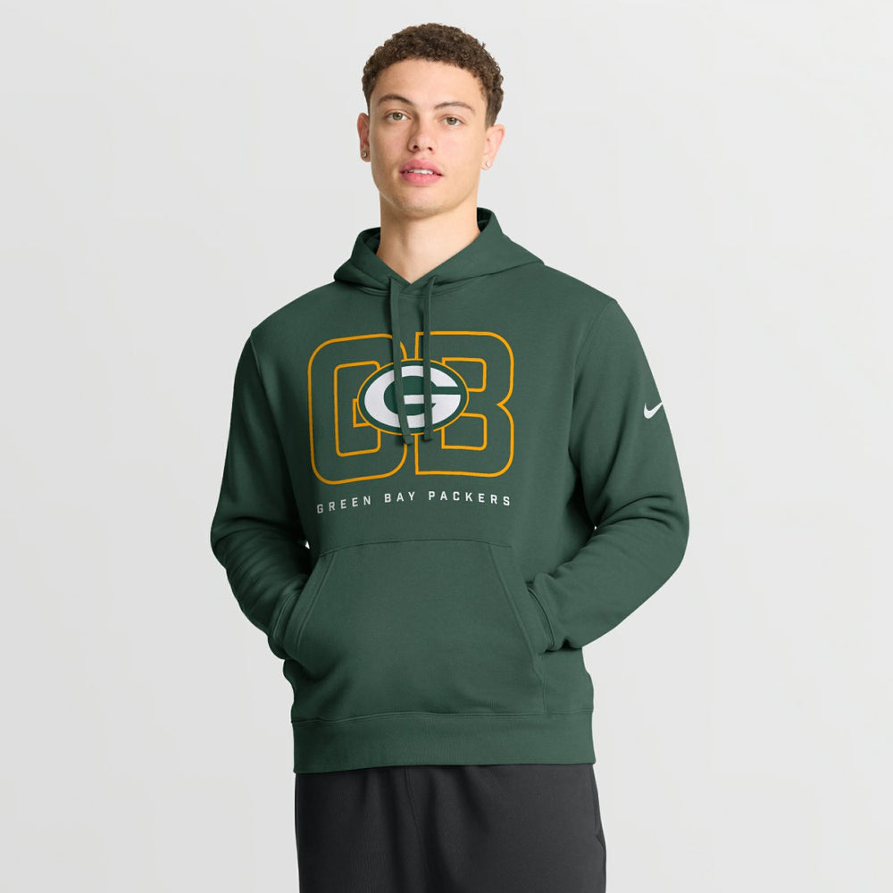 NFL Green Bay Packers Busted Play Club Fleece Pullover Hoodie
